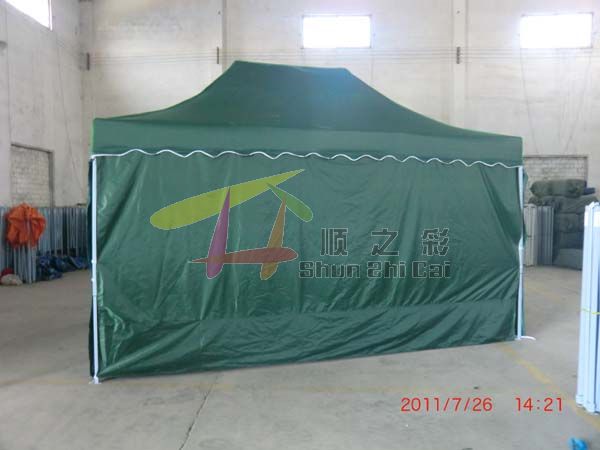 Add cloth tents around the