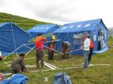 Disaster-relief tent