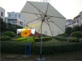 Turned aluminum umbrella